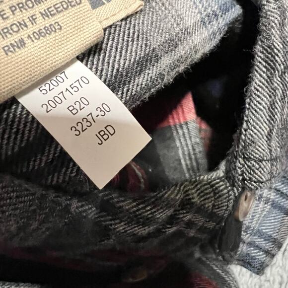 Duluth Shirt Mens XL Tall Free Swingin' Flannel Relaxed Fit Shirt  Item 52007 - Picture 5 of 7